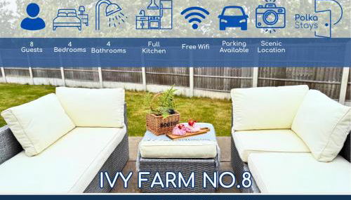 No 8 PolkaStays Ivy Farm Primrose Deluxe - Foto 1