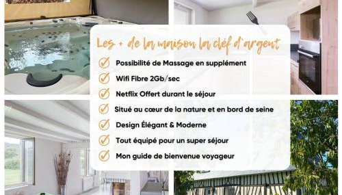 La Cle d Argent Elegante Maison Normande avec Jacuzzi et Jardin - Foto 5