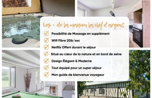 La Cle d Argent Elegante Maison Normande avec Jacuzzi et Jardin - Foto 5