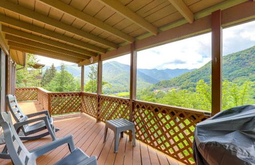 Maggie Valley Mountain Escape with Fireplace and Deck! - Foto 3