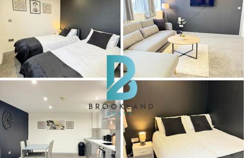 Two Bedroom Flat by Brookland Stays Serviced Accommodation Short Lets Leeds with Free WiFi - Foto 1