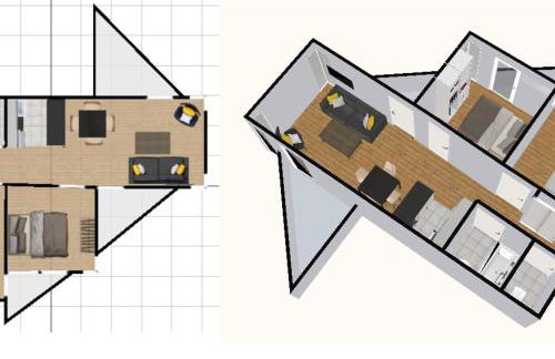 Élégant 3 pièces rénové avec balcon, cœur de Val-d'Isère, proche commodités - FR-1-694-1 - Foto 2