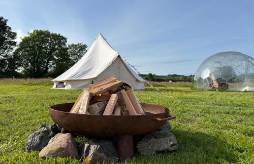 Cozy Hot Tent With Log Burner & Hot Tub Left Tent - Foto 23