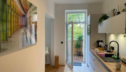 Soul-Apartment Balkon PrivatParkplatz 2 Boxspringbetten 55Zoll TV WLAN - Foto 2