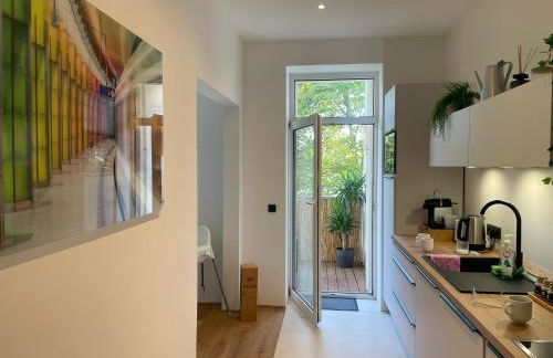 Soul-Apartment Balkon PrivatParkplatz 2 Boxspringbetten 55Zoll TV WLAN - Foto 2