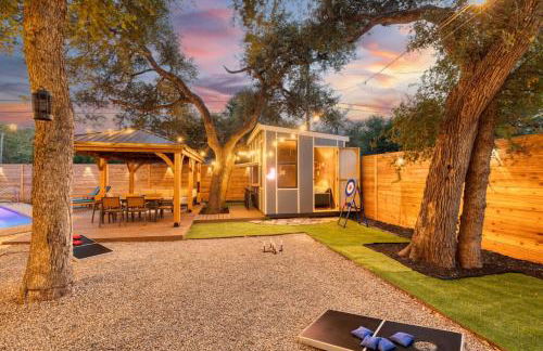 Lone Star Luxe - Heated Pool - Game room - Mini-Golf & Bar - Foto 51