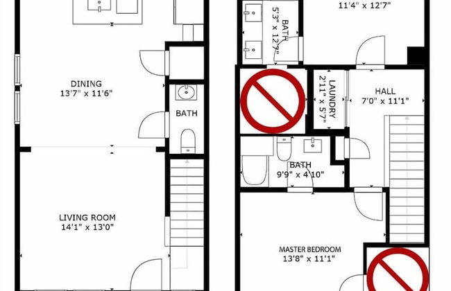 Stapleton & Mcgraw by Avantstay 2 Units! Sleeps 16! Spacious Home in Nashville! - Foto 17