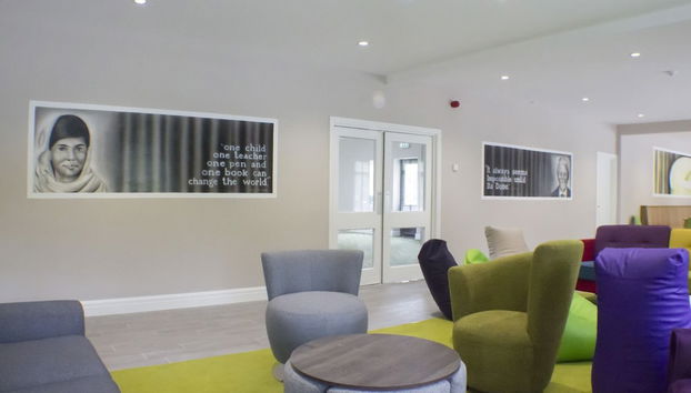 Zona de estar del vestíbulo