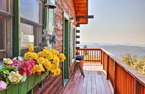Stunning Log Cabin with Great Views, Firepit, Deck near Twain Hart - Foto 21