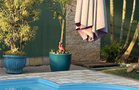 Chalé Flamingo com Piscina Casa inteira em Morretes - Photo 3