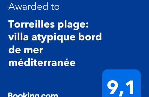 Villa atypique bord de plage méditerranée label architecture contemporaine remarquable - Foto 3