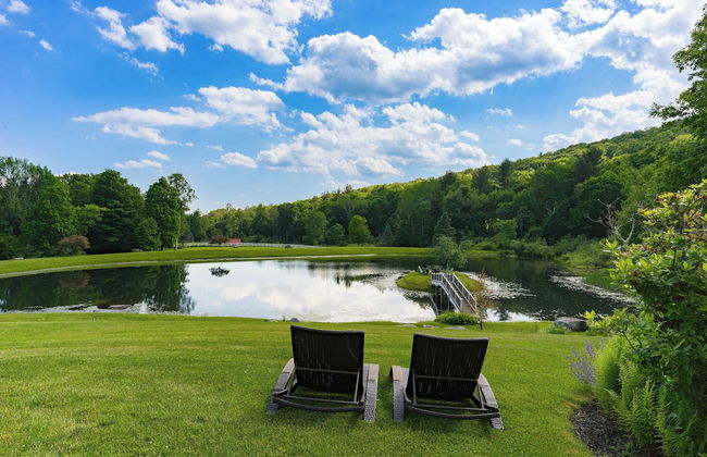 Secluded Berkshires Estate + Private Pond/pool,theater, Gym Sunny Pond - Foto 43