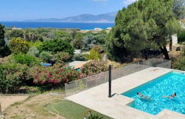 Corsicadream Arone superbe appartement dans villa, vue panoramique mer, piscine, proche Porticcio - Foto 6