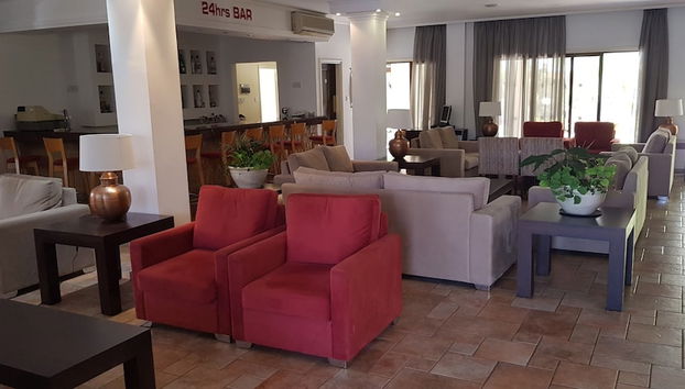 Zona de estar del vestíbulo