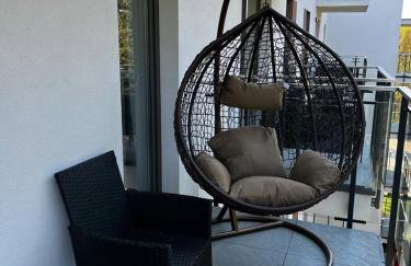 Family & Business Sauna Apartments No15 Leśny nad Zalewem Cedzyna Unikat - 3 Bedroom with Private Sauna, Bath with Hydromassage, Terrace, Garage, Catering Options - Foto 42