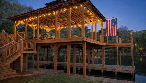 2-Tier Dock! Jordan Lake Family Retreat - Photo 3