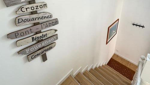 Villa Bel'Odet, appartements modernes au calme, terrasses pour les T2, grand jardin et parking gratuit, à 5 min des plages de Bénodet - Foto 4