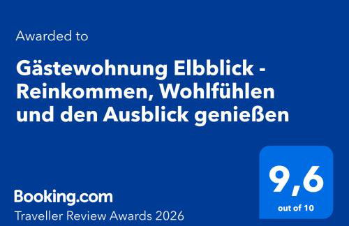 Gästewohnung Elbblick - Reinkommen, Wohlfühlen und den Ausblick genießen - Foto 3