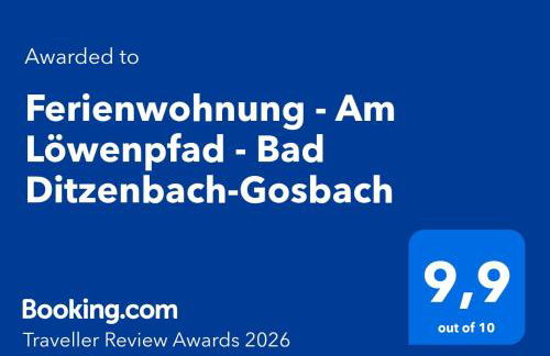 Ferienwohnung - Am Löwenpfad - Bad Ditzenbach-Gosbach - Foto 2