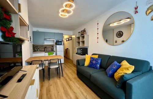 Appartement studio cabine avec vue panoramique au pied des pistes - Foto 3