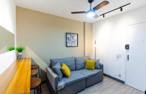 Apto 1 quarto com Ar Cond - Garagem Grande - Centro - Cambuí - prox mercado academia hospital - Foto 8