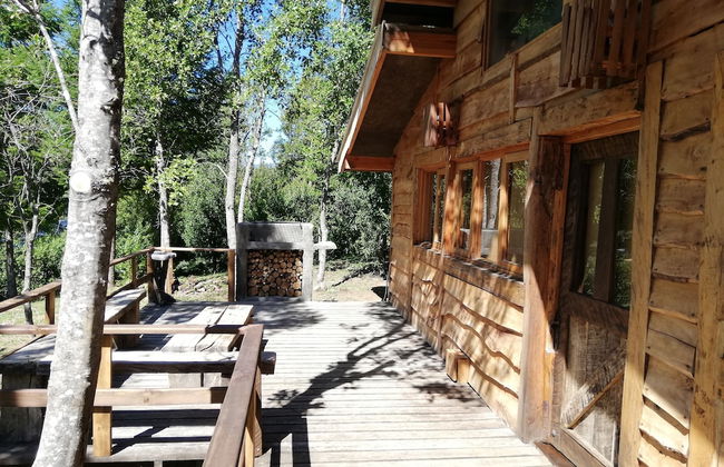 Cabaña Rústica 2 Maravillosa,con Troncos Nativos, con Orilla de Río Trancura - Photo 48