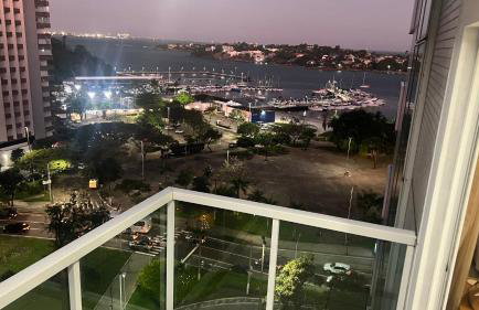 Praia do Canto Apart Hotel quarto sala e varanda - Foto 13