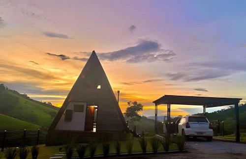 Cabaña Triángulo del Sol | Vista a las montañas | Hidromasaje | Aire - Foto 1