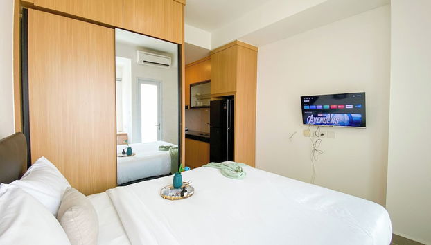 Studio Furnished With Comfortable Design Apartment At B Residence - Foto 3, Habitación