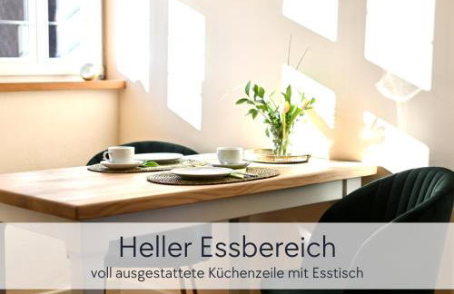 ALTE FÖRSTEREI - Altstadtwohnung mit Stil & Aufzug - in der Hinterburg Schlitz - mit Garten, Parkplatz & E-Ladestation - Hunde willkommen - Fulda, Bad Hersfeld, Alsfeld in 25 km Entfernung - Foto 12