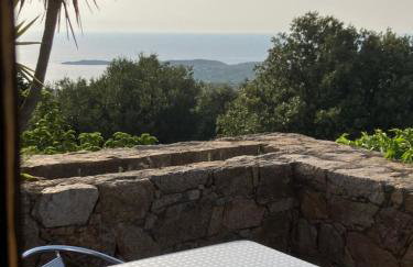 Villa A Scopa à Lumio en Corse avec piscine chauffée, vue mer panoramique, climatisation, jardin arboré de 3000m2, 10 pers, 5 Chb, 4 Sdb - Foto 44