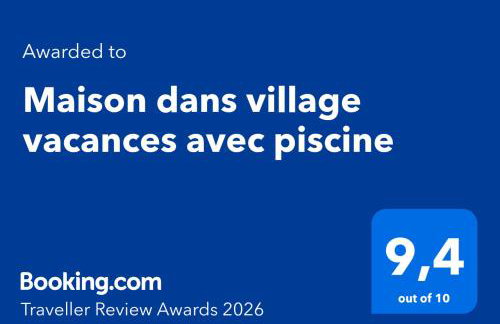 Maison dans village vacances avec piscine - Foto 10