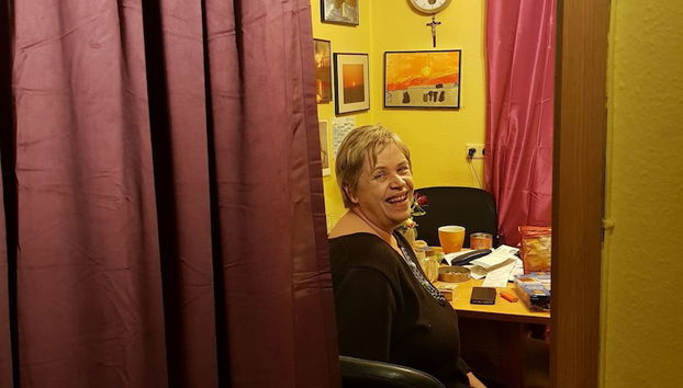 Mostrador de check-in y check-out