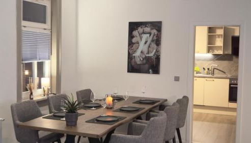 ARYVE Design-Boutique Apartment am Markt von Waltershausen im Thüringer Wald - Design-Interieur, Netflix, WLAN - Foto 5