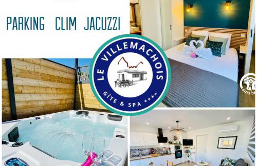 Gîte & Spa Le Villemachois - 4 étoiles - Jacuzzi couvert - Calme et Indépendant - Clim - Parking - 5 min Carcassonne - Foto 1