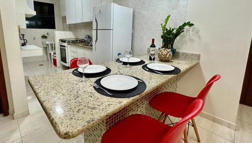 Guarujá Praia do Tombo! Ar, Piscina, Vaga, WIFI, TV Smart, perto da praia! - Foto 5, stove, pet friendly, minibar