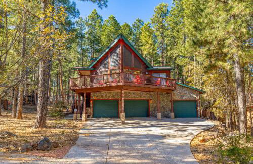 Chalet in the Pines Spa Game Room Wraparound Deck - Foto 13