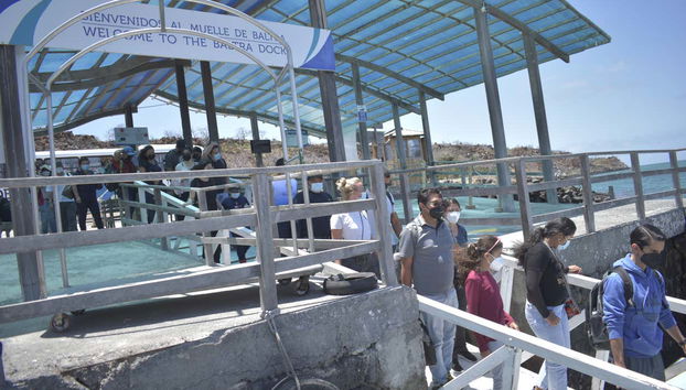 Arriving at Santa Cruz Island