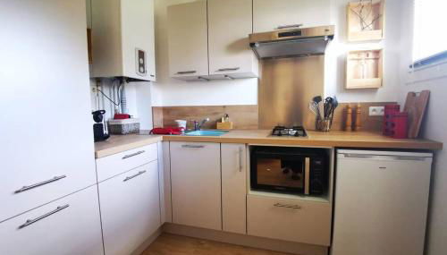 Cocon - 2pers - parking - aéroport - MEET - Photo 3, stove, toaster, minibar