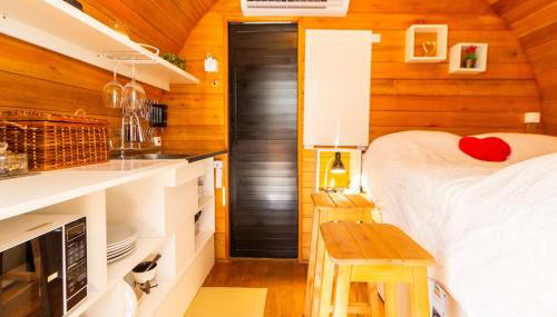 Cabana barril charmosa com hidro - Foto 2, minibar