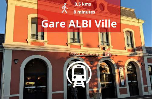 La Pause du Savoir Albigeois - Garage - Climatisation - Centre ville - Foto 51