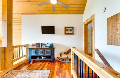 Mtn-View Deck Scenic Conway Log Cabin! - Foto 16