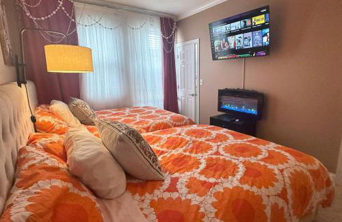 Art Downtown Fulton Market Entire 3 bedroom Home Sleep10 Private Garage Roof EV Tesla - Foto 31