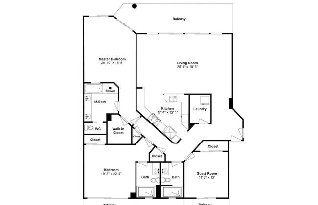 Silver Beach Towers #1404w - Foto 15