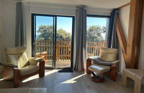 Villa l'Alpana en bois vue mer a 180 degres - Foto 48