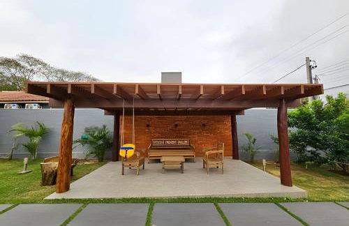 Recanto Sabiá, Área gourmet climatizada, piscina - Foto 75