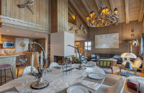 Chalet chaleureux à Courchevel 1850, calme Cospillot, 4 chambres, jacuzzi - FR-1-564-117 - Foto 2