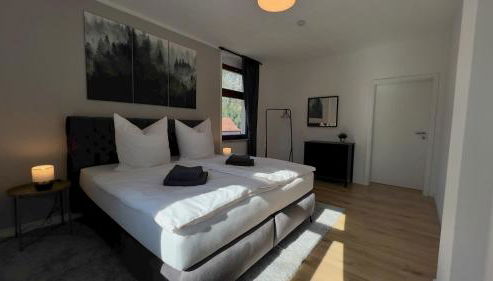 Fernblick - Ferienwohnung mit Bastei-Aussicht - Foto 5, towels, wardrobe