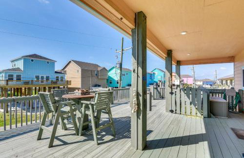 Ocean-View Balcony! Coastal Haven in Crystal Beach - Foto 3
