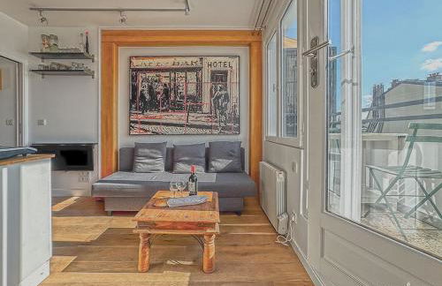 Montmartre vue sur les toits de Paris et la Tour Eiffel - Foto 10